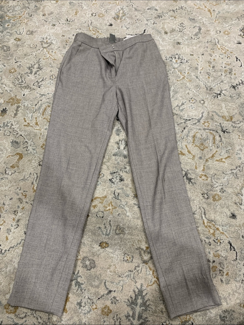 H&M Men's Light Gray Dress Pants - Slim Tailored